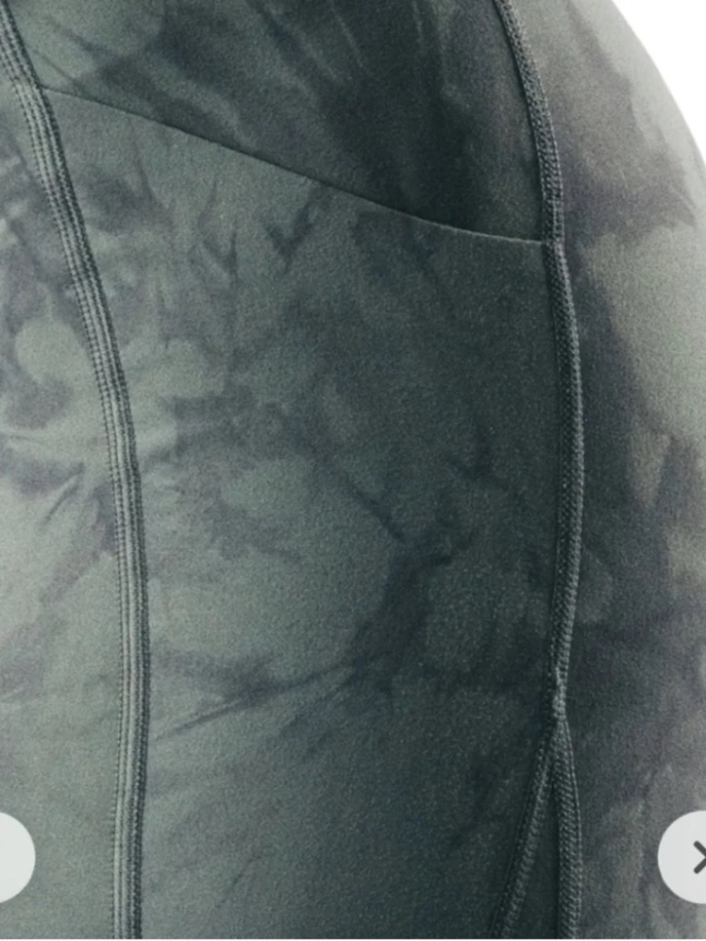 Alphalete Surface Pocket Leggings in tie dye green 29.5 in inseam - Picture 5 of 14